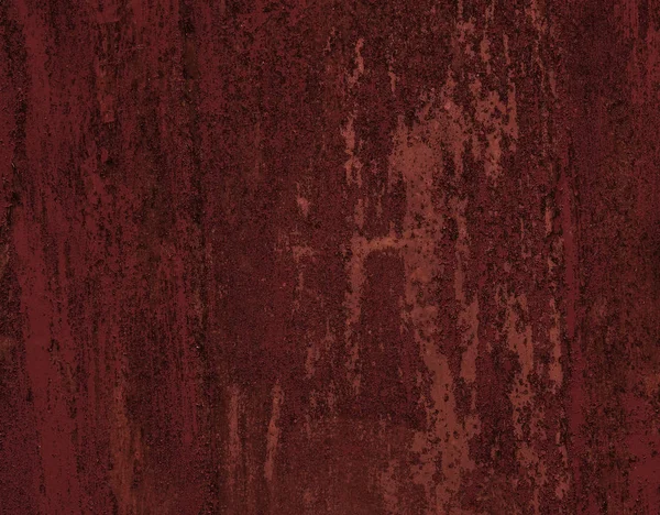 Безшовна червона тріщина текстури старих пофарбованих металевих дверей вивітрюється — стокове фото