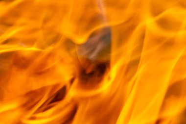 Alev yakından görmek yazma. bulanık.