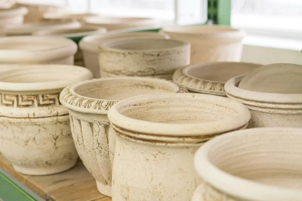 Lots Of Traditional Ukrainian Handmade Clay Pottery Production