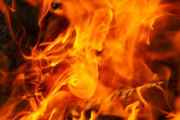 Yellow Red Background Fire Flame — Stock Photo, Image