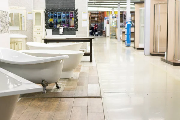 Sanitair Winkel Witte Badkamers — Stockfoto