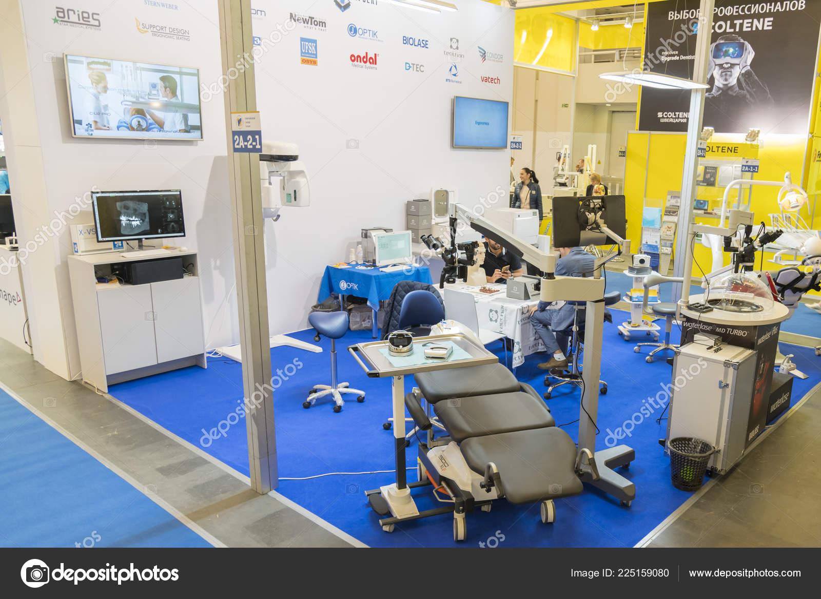 Kiev Ukraine October 2018 Dental Exhibition Dental Equipment Stock