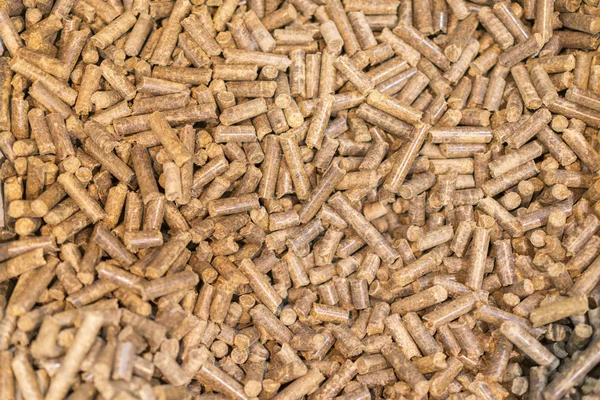 Pellets Biomass Close Studio Shot Macro Tiro Energia Eficiente Aglomerados — Fotografia de Stock