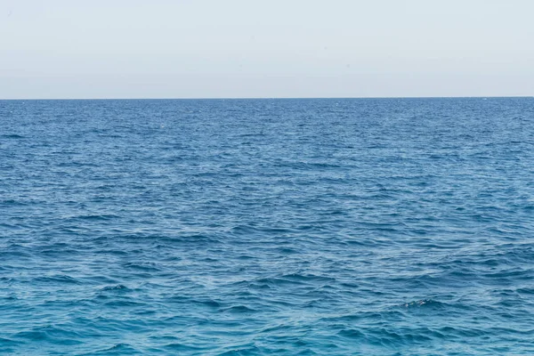 Blue Sea Background Beautiful Sky Blue Ocean Sea Blue Sea — Stock Photo, Image