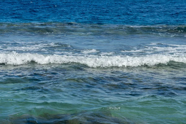 Sea Waves Beautiful Waves Sea Small Waves Sea — Stock Photo, Image