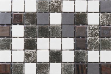 gri mozaik arka plan. Gümüş sorunsuz arka plan pullu. Soyut sorunsuz mozaik arka plan