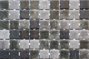 gri mozaik arka plan. Gümüş sorunsuz arka plan pullu. Soyut sorunsuz mozaik arka plan.