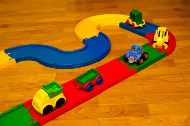 Çocuk yol odasında makineleri için