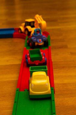 Çocuk yol odasında makineleri için