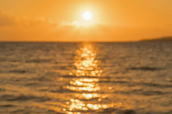 Színes Hajnal Tenger Felett Sunset Gyönyörű Varázslatos Naplemente Tenger Felett — Stock Fotó