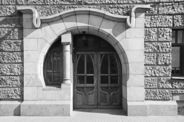 Entrée Immeuble Dans Style Art Nouveau Saint Pétersbourg — Photo