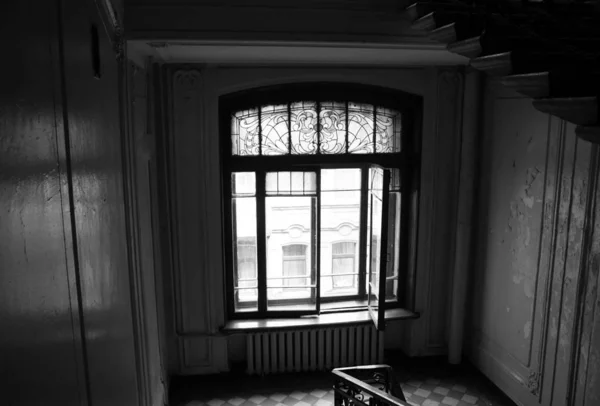 Fragmento Decoração Interiores Uma Casa Apartamento Estilo Art Nouveau Rua — Fotografia de Stock