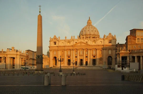 Sunny Morning Rome Peter Cathedral — Stock Photo, Image