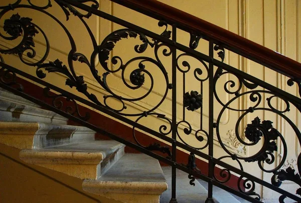 Fragment Der Treppe Jugendstil Haus Der Kirochnay Straße Petersburg — Stockfoto