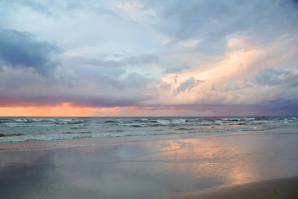 Tarde Verano Jurmala Orillas Del Golfo Riga —  Fotos de Stock