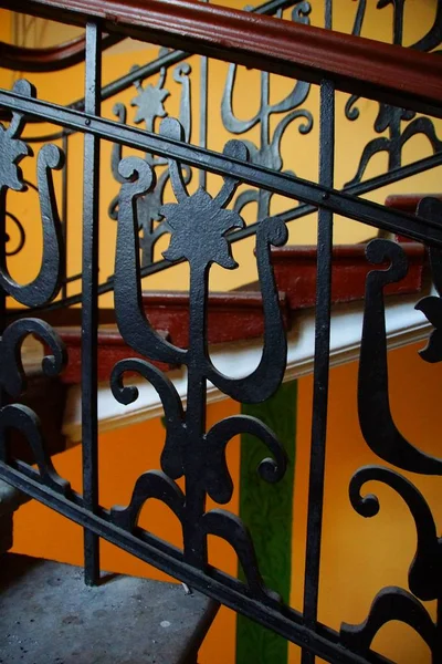 Fragment Der Treppe Jugendstil Haus Der Marata Straße Petersburg — Stockfoto