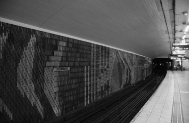 Stockholm, İsveç'te Metro İstasyonu T-Centralen