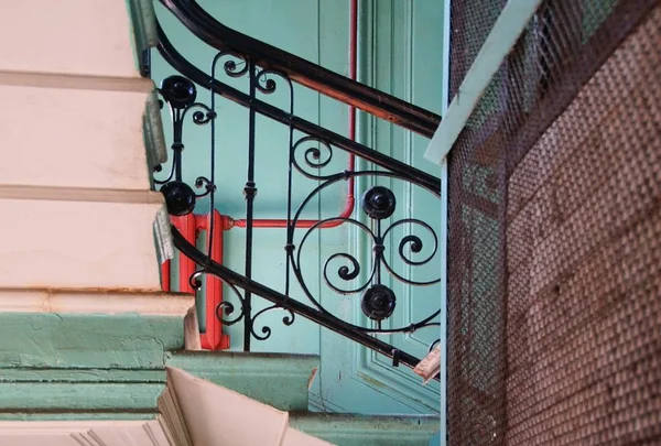 Innenraum Der Haupttreppe Eines Wohnhauses Der Kolokolnaja Straße Petersburg — Stockfoto