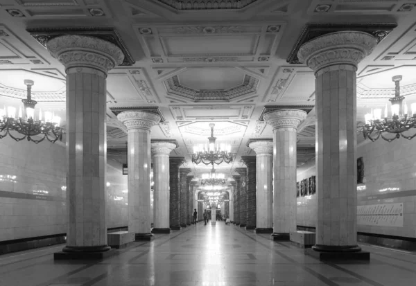 Estación Metro Avtovo San Petersburgo Kirovsko Vyborgskaya Liniya — Foto de Stock