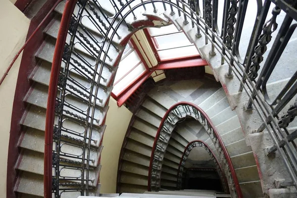 Fragmento Una Escalera Edificio Residencial Rubinstein Street San Petersburgo —  Fotos de Stock