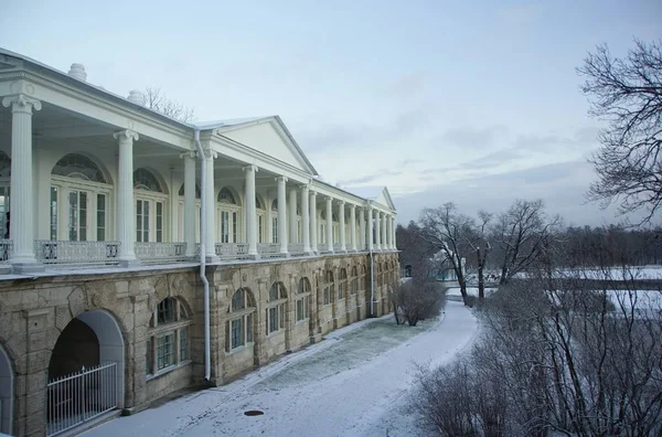 11月的傍晚 卡默罗诺娃画廊 Tsarskoye Selo Catherine — 图库照片