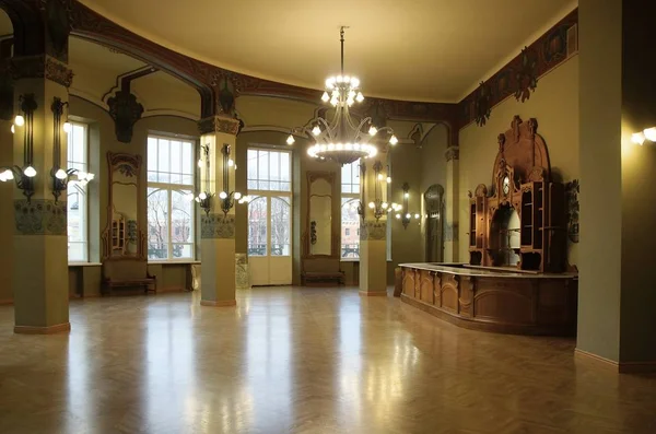 Buffet Jugendstil Restaurant Des Vitebsk Bahnhofs Peter — Stockfoto