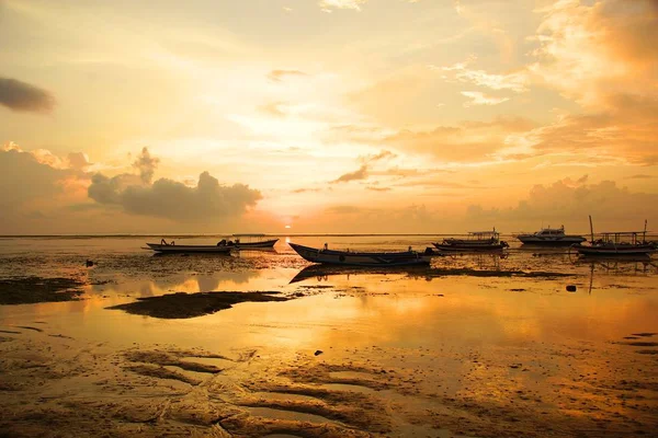 Рано Вранці Південній Сходом Сонця Океан Схід Сонця Балі — стокове фото
