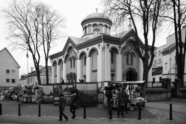 Kış günü ve kilisenin kutsal adına Vilnius Paraskeva Pyatnitsa şehit