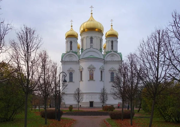 Осенний вечер и Екатерининский собор — стоковое фото