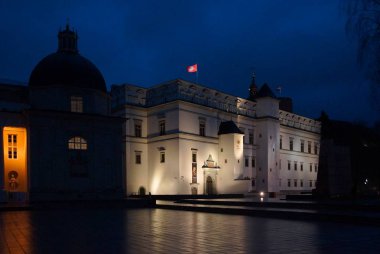 Ocak akşam ve Litvanya hükümdarlar Sarayı