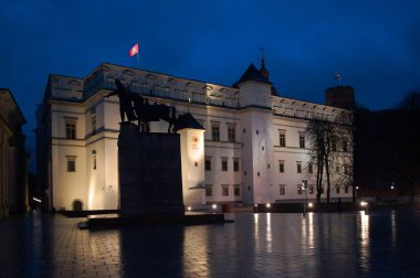 Ocak akşam ve Litvanya hükümdarlar Sarayı