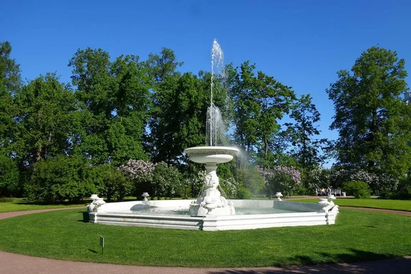 Ekaterininsky Park 'ta mermer çeşme vaza