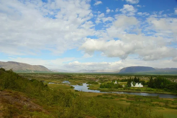 アイスランドの南で夏の晴れた日 — ストック写真
