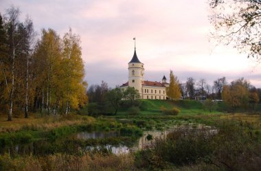 Ekim akşamı ve Mariental Park 'ta yürüyüş.