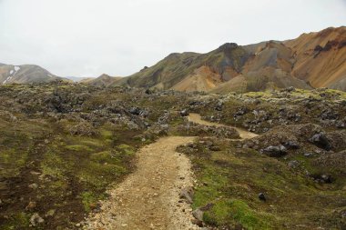 Yaz serin İzlanda sabahı
