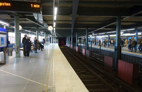 Gamla Stan Tunnelbanestation Stockholms Historiska Del — Stockfoto