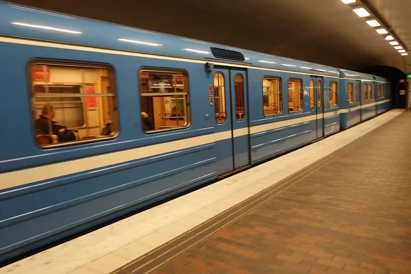 Estação Metro Gamla Stan Parte Histórica Estocolmo — Fotografia de Stock