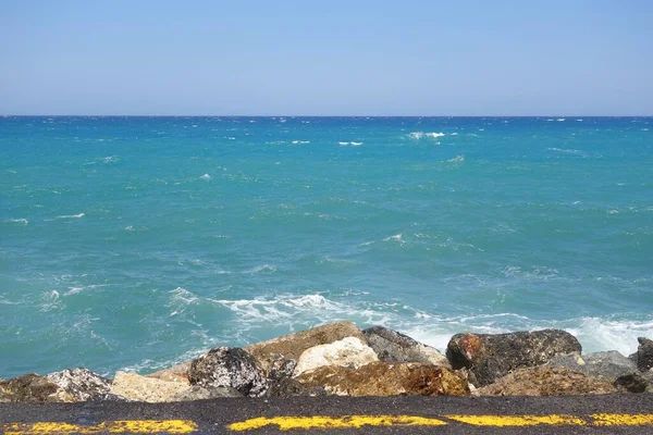 Día Caluroso Verano Paseo Por Zona Del Antiguo Puerto Fortaleza —  Fotos de Stock