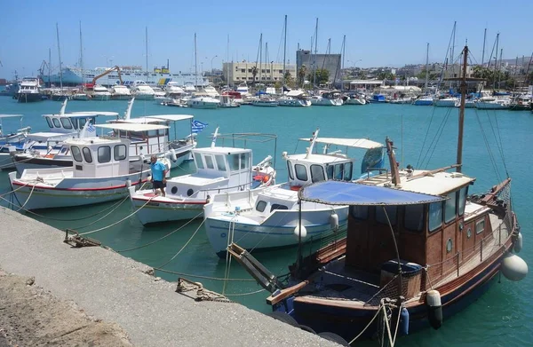 Warme Zomerdag Een Wandeling Het Gebied Van Oude Haven Stad — Stockfoto