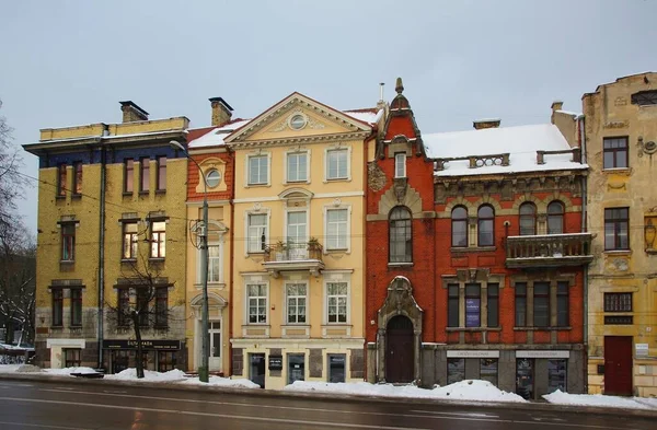 Widok Miasto Wieży Starego Zamku Spacer Zimowy Architektury Stolicy — Zdjęcie stockowe