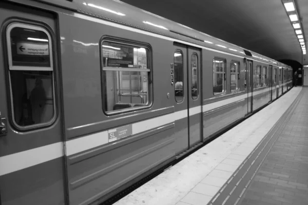 Gamla Stan Metrostation Historischen Teil Stockholms — Stockfoto