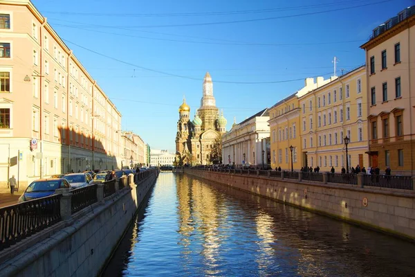 Calm Autumn Day Walk Singer House Nevsky Prospekt — Stock Photo, Image