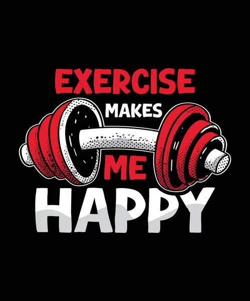 Dambıl ile fitness egzersizi yapıyorum. vektör tasarımı illüstrasyonu.