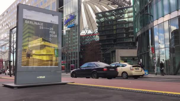 Berlinale Time Lapse: Anuncio para el Festival Internacional de Cine de Berlín 2018 — Vídeos de Stock