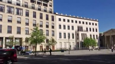 Zaman atlamalı yürüme Brandenburger Tor, Berlin, Almanya