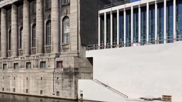 Renovação do Museu de Pérgamo na Ilha dos Museus em Berlim, Alemanha — Vídeo de Stock