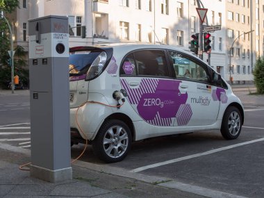 Araç şarj istasyonu elektrikli araçlar, kontör yükleme noktası, Berlin şehir için