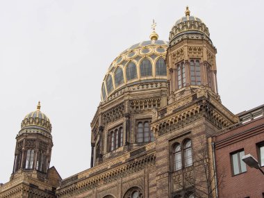Kubbe Neue Synagoge, Yeni Sinagog, Berlin, Almanya