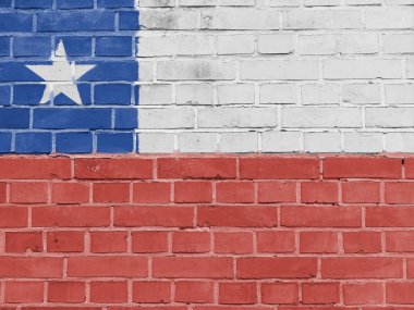 Şili politika kavramı: Şili bayrağı duvar