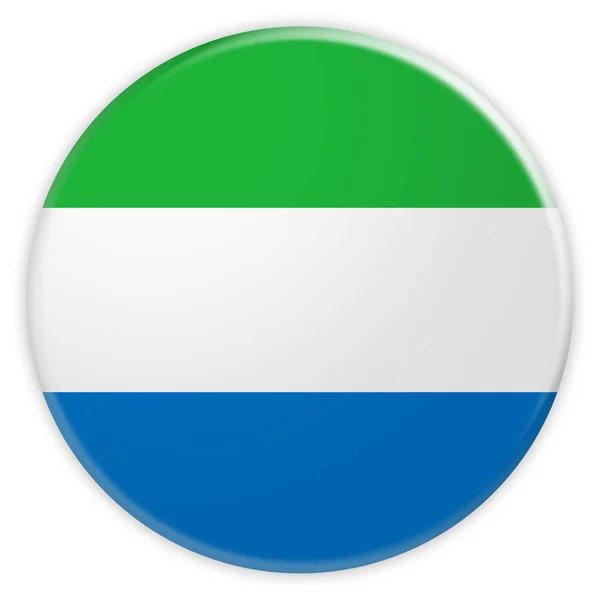 Кнопки прапор Сьєрра-Леоне, Новини концепція бейдж — стокове фото